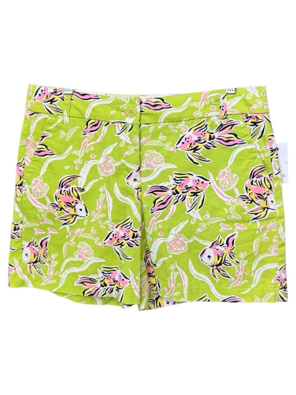 Crown & Ivy NWT Fish Print Bright Unique Shorts
